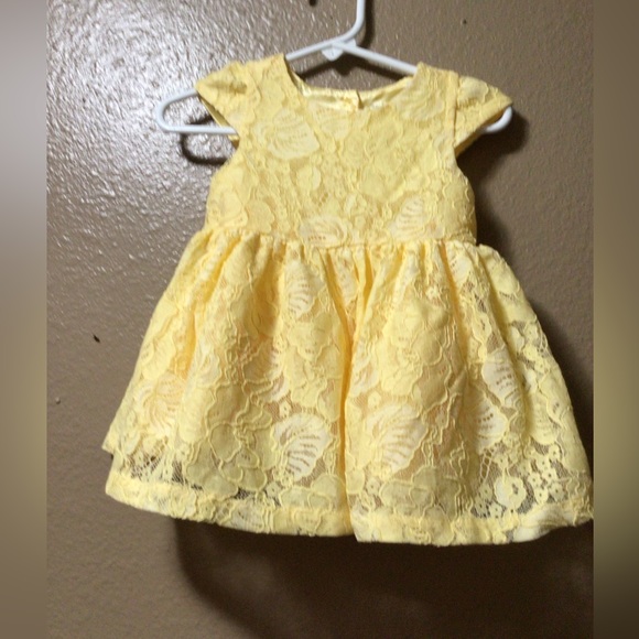 The Children's Place Other - NEW THE CHILDREN’S PLACE YELLOW FORMAL DRESS FOR BABY GIRL